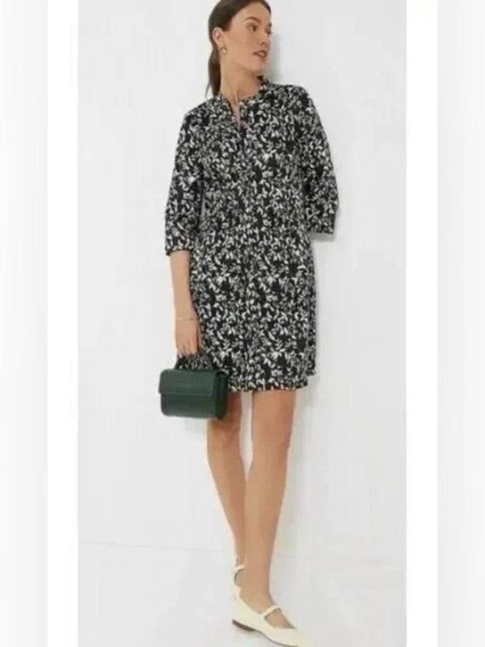 Tuckernuck Verdant Iris Royal Shirtdress